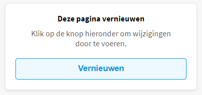 Pagina vernieuwen